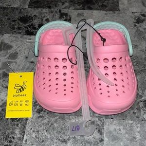 Joybees Kids Girls Active Clog Pink/Mint